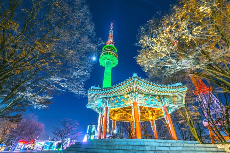 Complete South Korea Travel Guide 2025: Korean Travel Tips 109 N Seoul Tower In Seoul At Night